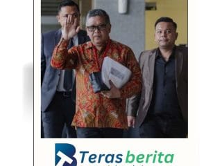 SEKJEN PDIP HASTO KRISTIYANTO DI PERIKSA KPK,SELAMA 4 JAM.