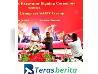 DEMI KEMAJUAN PERTANIAN INDONESIA HAJI ISAM MEMBELI 2000 UNIT ESKAVATOR