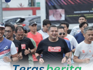 Sambut Event MHM 2025, Walikota Makassar, Munafri Arifuddin Pimpin Lari Bareng Komunitas.