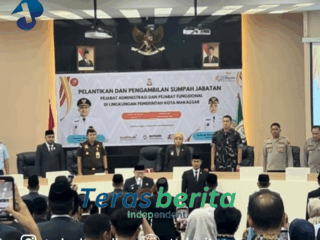 Walikota Makassar,Appi Lantik 8 Pejabat Eselon III-IV Pemkot Makassar, Jaksa Jadi Kabag Hukum