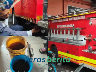 Polisi tangkap pencuri solar mobil damkarmat Pemkot Makassar, terdesak judol