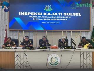 Hari Pertama Kerja Usai Lebaran, Kajati Sulsel Sidak Kejari Gowa, Tegaskan Disiplin Tanpa Toleransi