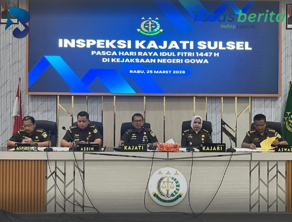 Hari Pertama Kerja Usai Lebaran, Kajati Sulsel Sidak Kejari Gowa, Tegaskan Disiplin Tanpa Toleransi